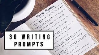 30 JOURNALING WRITING PROMPTS  IDEAS  ANN LE [upl. by Silohcin]