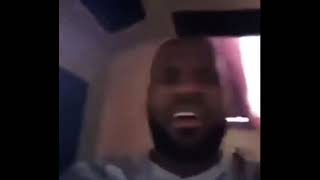 Lebron listening to Donda chant [upl. by Nnylatsyrc591]