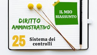 Diritto Amministrativo  Capitolo 25 sistema dei controlli [upl. by Hafler]