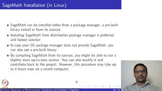 Introduction and Installation of SageMath [upl. by Selin]