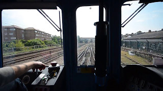 D Stock Farewell Tour  West Ham sidings cab view [upl. by Alcot]