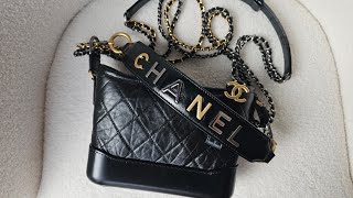 CHANEL GABRIELLE HOBO BAG 🖤  Multistyle and versatile luxury bag ✨️ [upl. by Shana]