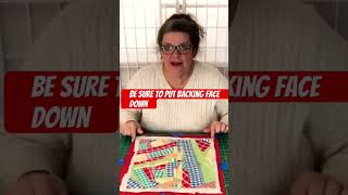 How to Sandwich Your Quilt Full Video Link Below [upl. by Claudianus]