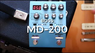 BOSS MD200  12 Incredible Modulation Effects  All Modes Demoed [upl. by Enitsrik]