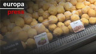 Pastelería madrileña quotsigue innovandoquot con los buñuelos de cara al Día de Todos los Santos [upl. by Armington]