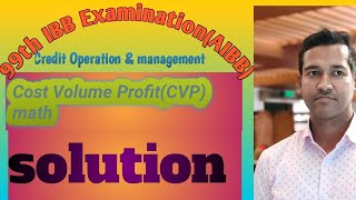 COM CVP math solution 2024 [upl. by Sulecram249]