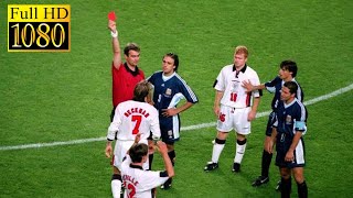 Argentina 2 4 x 3 2 England World Cup 1998  Full highlight 1080p HD  David Beckham [upl. by Delaryd]