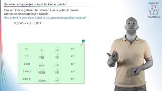 De wetenschappelijke notatie bij kleine getallen havovwo 2  WiskundeAcademie [upl. by Hedvig]