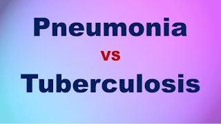 Pneumonia VS TB [upl. by Thinia815]