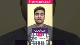 Upstox vs Groww Stock Broker trading sharemarket [upl. by Radburn]