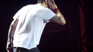 Eminem Love The Way You Lie Live Sydney Australia 4th December 2011 [upl. by Dorkus745]