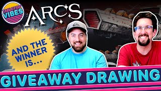 Arcs Board Game Giveaway Drawing Winner [upl. by Court]