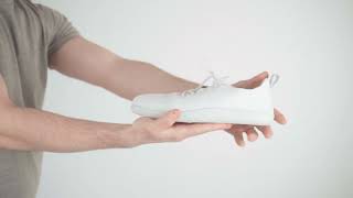 Barefoot tenisky Flow White  Ahinsa shoes [upl. by Laira]