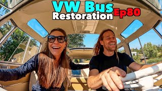 VW Bus Restoration  Episode 80  FIRST DRIVE  MicBergsma [upl. by Oiromed698]