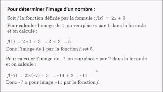 Niveau 3ème  Fonction et formule [upl. by Leahicm]