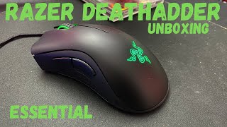 Razer DEATHADDER Essential Unboxing 6400 DPI GAMING MOUSE [upl. by Irmina]