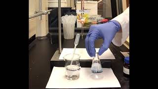 CHEM 201L Water Quality Project Titration Copper in Water [upl. by Olumor]