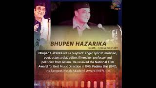 quotThe Maestro of Indian Musicquot BhupenHazarika [upl. by Notserp]