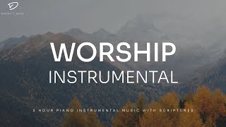 Worship Instrumental Prayer amp Meditation Music  Christian Piano With Scriptures [upl. by Ozne]