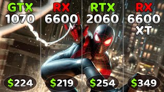 GTX 1070 vs RX 6600 vs RTX 2060 vs RX 6600 XT  Ultimate Comparison [upl. by Adran710]