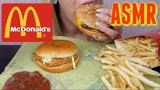 ASMR McDonalds Whispering  Eating Show  EatWithJas91 [upl. by Feingold]