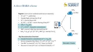 BiometricAuthenticated Searchable Encryption  ACNS 2020 [upl. by Aileduab282]