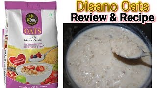 Disano Oats Review in Hindi  How to Make Disano Oats  Disano Oats Recipe  Rs 149 for 1 KG [upl. by Marleah]