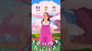 Les mois de l’année  The months of the year 🇫🇷🇬🇧 english french learning [upl. by Hniv]