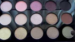 MAC 2014 WarmNeutral Palette  1st Impressions amp Live Swatch Review [upl. by Attiuqal]