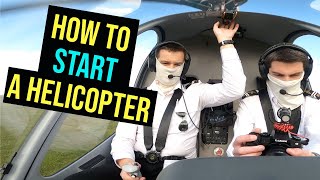 Helicopter Startup Procedure  Cabri G2 [upl. by Goth]