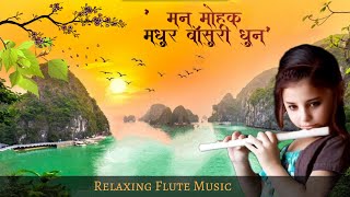 मधुर बांसुरी धुन ✔ 3 hours Flute stream Morning Himalayan Relaxing Flute music Bansuri ki dhun [upl. by Wolk]