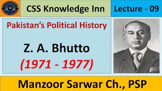 Zulfiqar Ali Bhutto Regime  Bhuttos political legacy [upl. by Dodwell273]