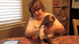 Dr Kinsey gives her American Girl doll a heart transplant [upl. by Harahs]