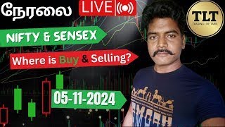 Live Trading Tamil TLT 06112024  niftylivetrading Sensex TradingLiveTamil [upl. by Bohner239]