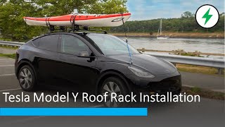 Tesla Model Y Roof Rack Installation Guide Step by Step [upl. by Izzy673]