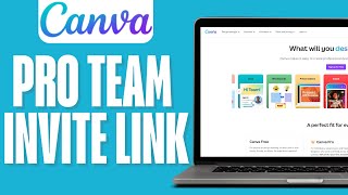 How to Create a Canva PRO Team Invite Link 2024 Canva Pro Team Link Tutorial [upl. by Philipps291]