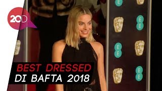 Margot RobbieLupita Nyongo Curi Perhatian di Red Carpet BAFTA 2018 [upl. by Jeunesse]