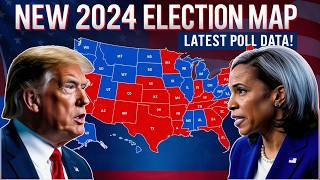 New Update 2024 Election Map with Latest Poll Data from All 50 States [upl. by Phip531]