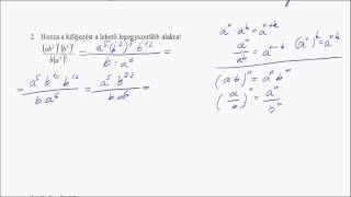 9 o Algebra mintatémazáró megoldása [upl. by Niletac57]