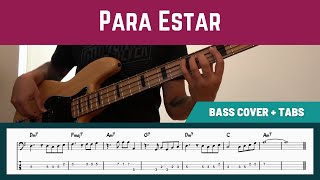 Cultura Profética  Para Estar Bass Cover  PlayAlong TAB [upl. by Baiss452]