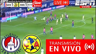 San Luis vs América En Vivo Ver Semifinal San Luis Vs América En Vivo Partido IDA AMERICASAN LUIS [upl. by Mallin]