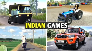 Top 5 Indian Games For Android  Bast Made India Games  Offline Games 2024 [upl. by Dnomde]