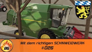 LS19  Oberbayern 026  Mit dem richtigen Schneidwerk geht alles  FS19  Lets Play HD [upl. by Oinota968]