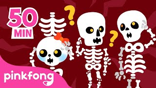 Chumbala Cachumbala💀 Las Calaveras Salen de su Tumba  Canciones Infantiles de Halloween  Pinkfong [upl. by Gregrory]