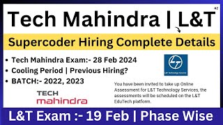 LampT Hiring Exam 19 Feb  Exam Pattern  Tech Mahindra Supercoder Hiring All Details  2022 2023 [upl. by Atiuqel]