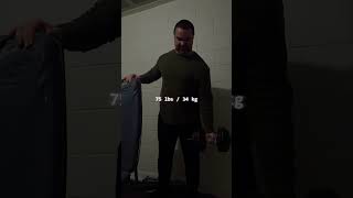 95 lbs DB Curl [upl. by Panthia718]