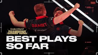 Top 10 Plays of Champions So Far  VALORANT Champions Berlin [upl. by Anawd]