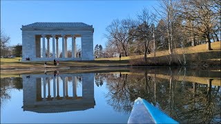 Roger Williams Park Christmas Kayaking Providence Rhode Island [upl. by Giardap226]