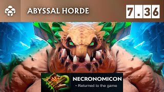 Underlord NIGHTMARE RETURNS 🔥 Necronomicon BACK in Dota 736 By Goodwin  Dota 2 [upl. by Plumbo]