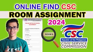 PAANO MALAMAN ANG ROOM ASSIGMENT SA CIVIL SERVICE COMMISSION ONLINE  TAGALOG TIPS 2024 [upl. by Scevor783]